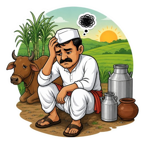 Farmer with Cattle